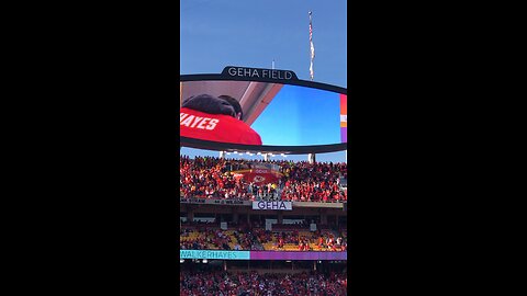 January 22, 2022 - Chief’s Championship Game in 2022 - Walker Hayes singing during halftime..