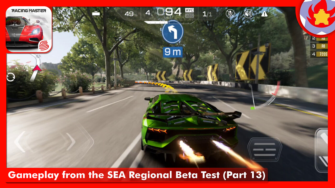 Gameplay from the SEA Regional Beta Test (Part 13) | Racing Master