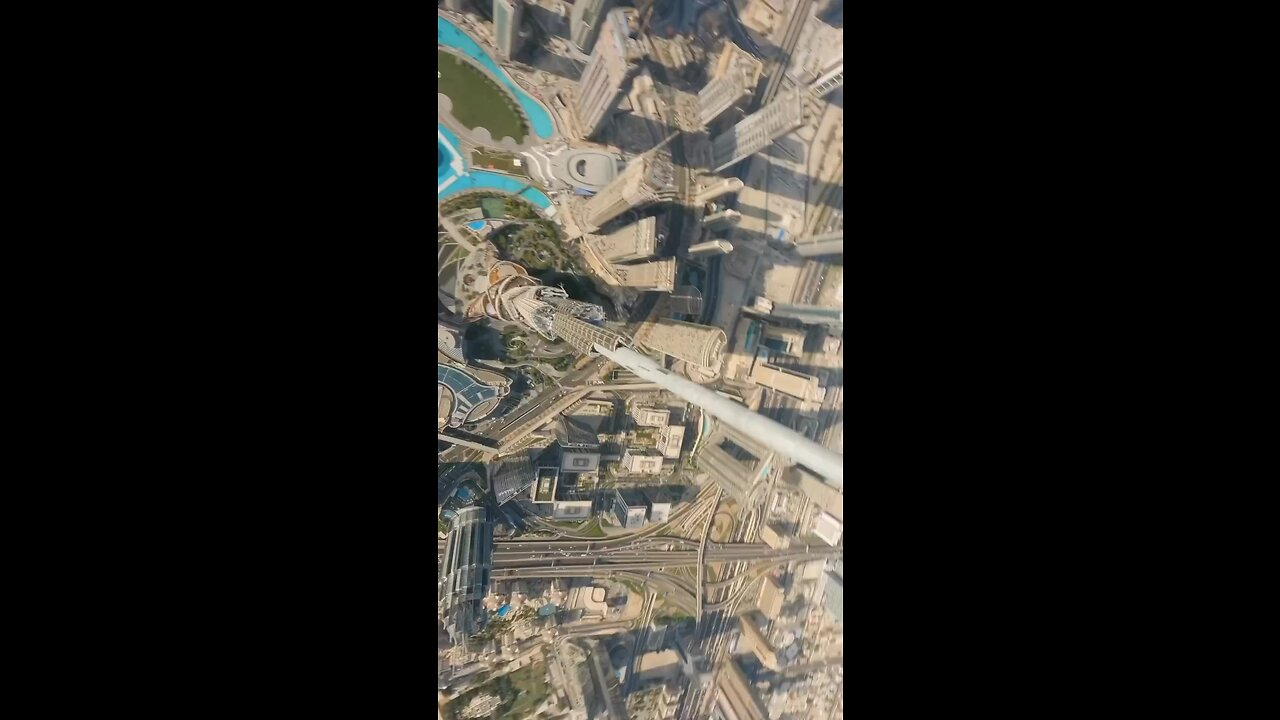 Burj al khalifa top view