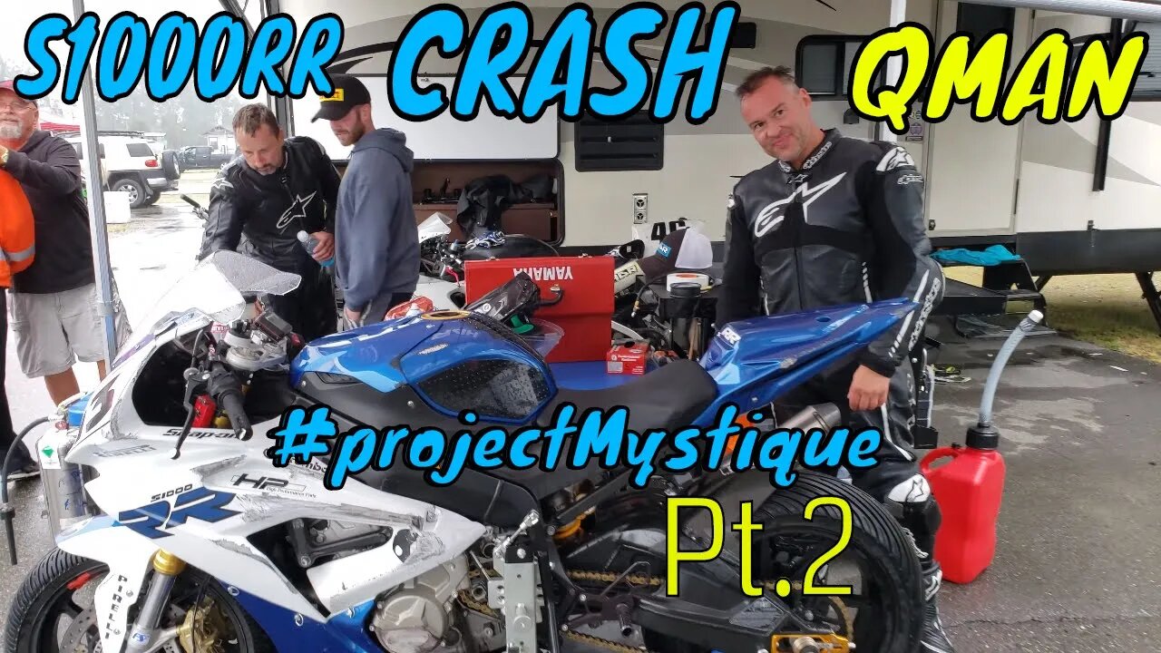 S1000RR Rain Crash #projectMystique Pt.2 | Irnieracing