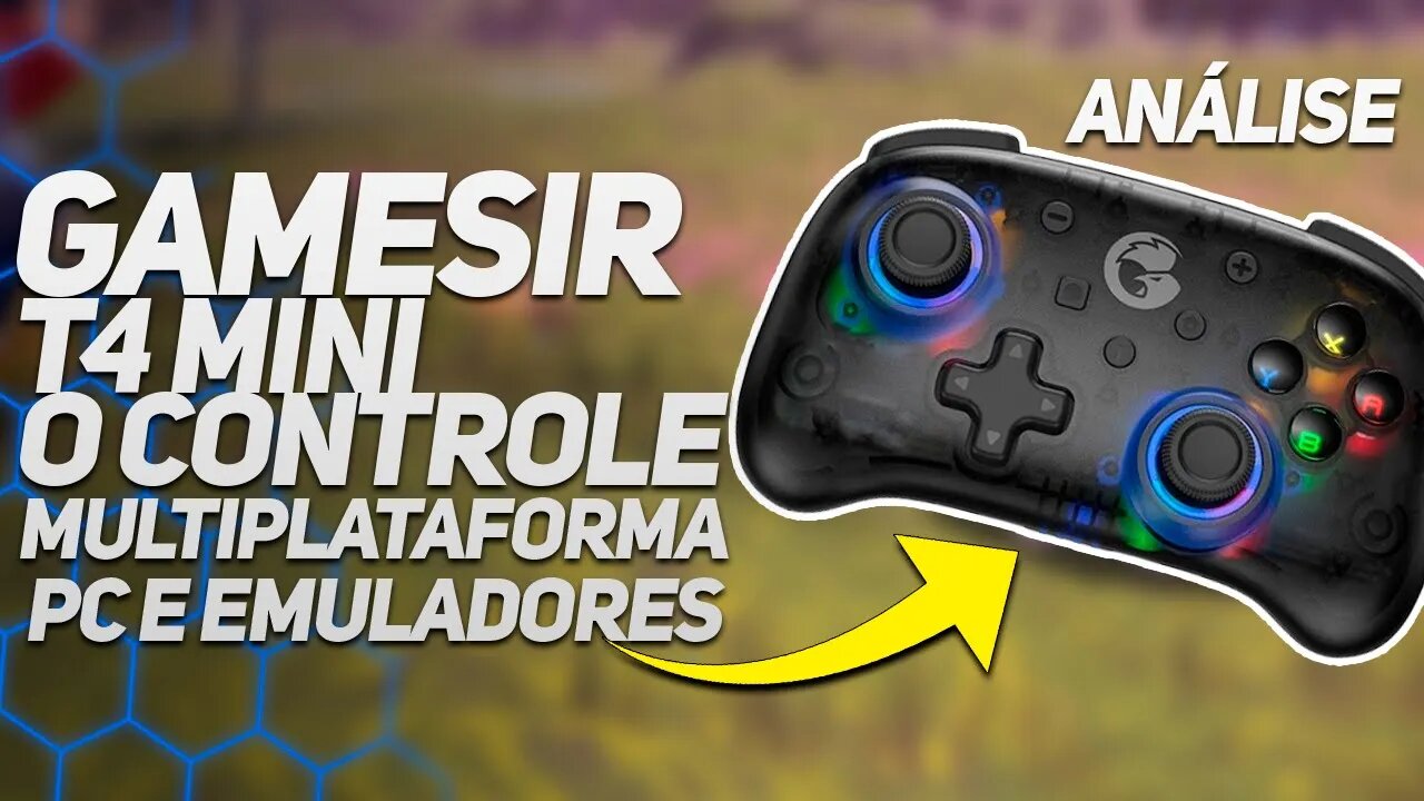 GAME SIR T4 MINI - EXCELENTE CONTROLE CUSTO BENEFÍCIO (Unboxing) Emuladores/PC/Switch/XCloud