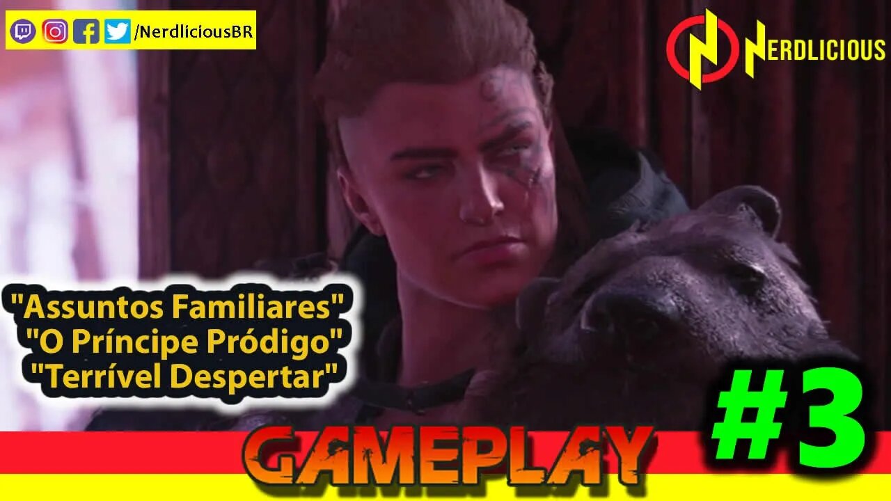 🎮 GAMEPLAY! Assuntos Familiares, O Príncipe Pródigo e Terrível Despertar em ASSASSIN`S CREED VALHALA