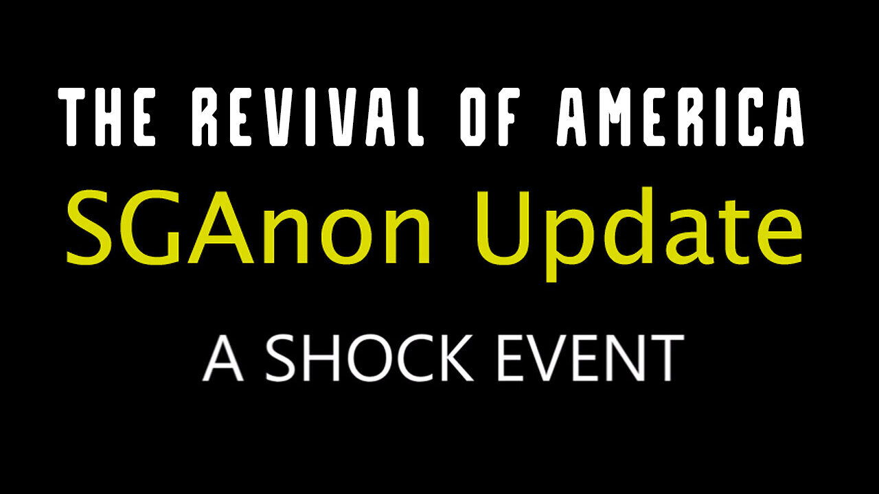 SG Anon Situation Update Dec "The Revival of America"