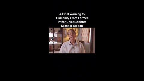Final warning from ex Pfizer executive