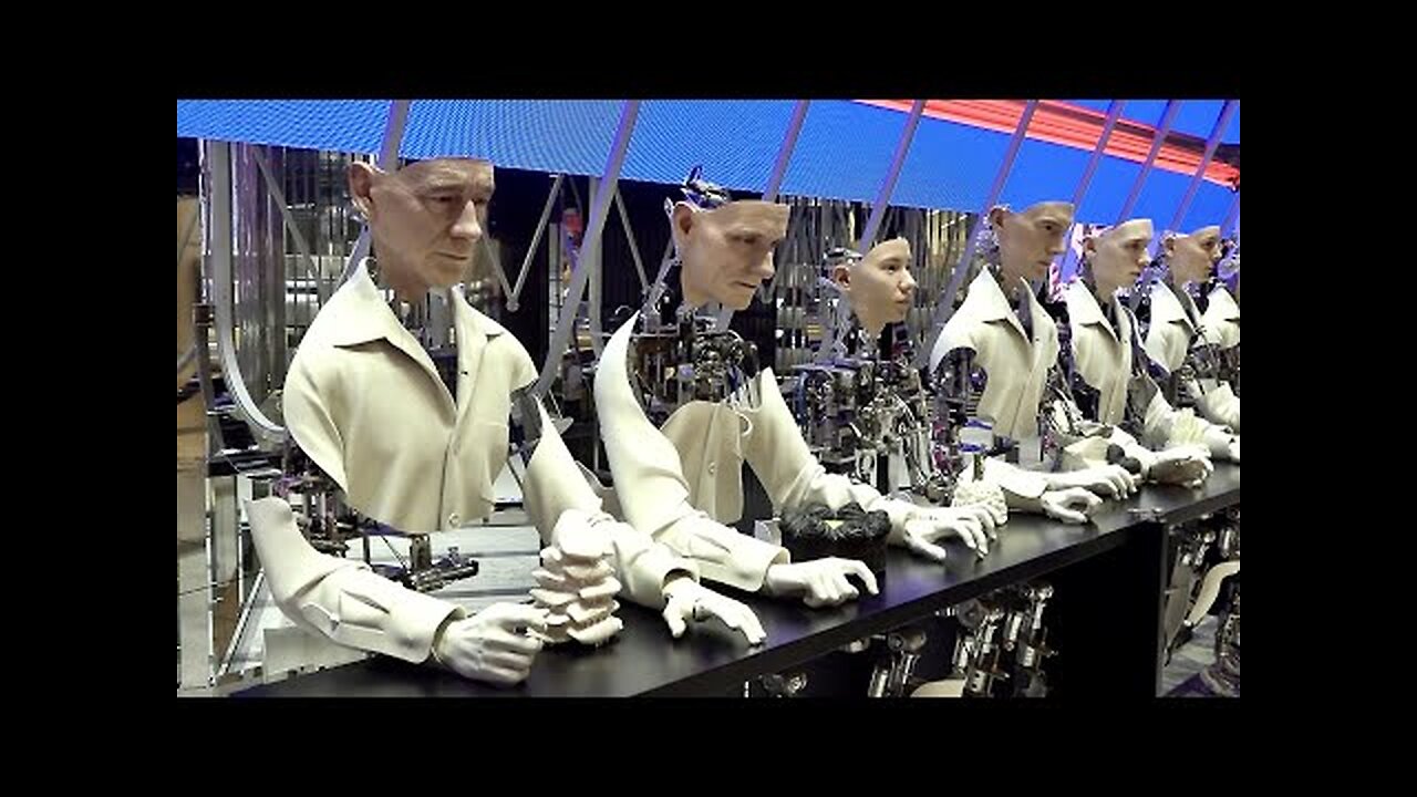 Human Robot Mass Production Process with New 3D Printer Factory in Korea