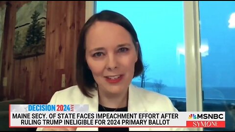 Maine Sec of State: Impeaching Me For Taking Trump Off Ballot Is Absurd