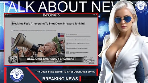 Alex Jones Exposes Deep State To Take Him Down Tonight!
