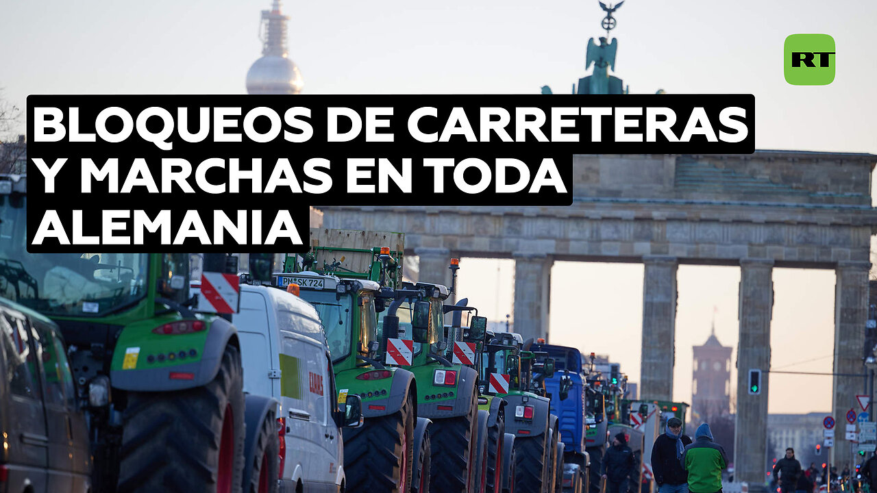 Bloqueos de carreteras y marchas en toda Alemania