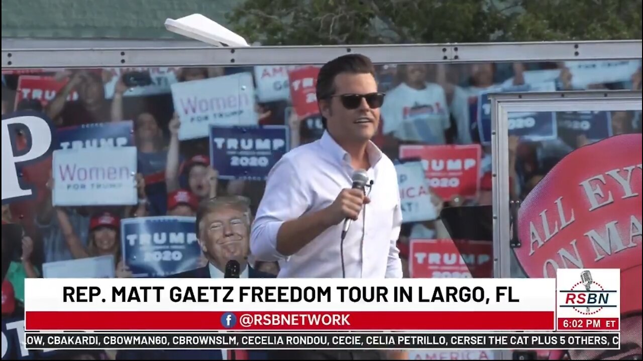 Rep Matt Gaetz Reveals His Non-PC Truths