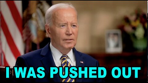 Joe Biden Admits He Was 'PUSHED OUT' Of The Race By Top Democrats