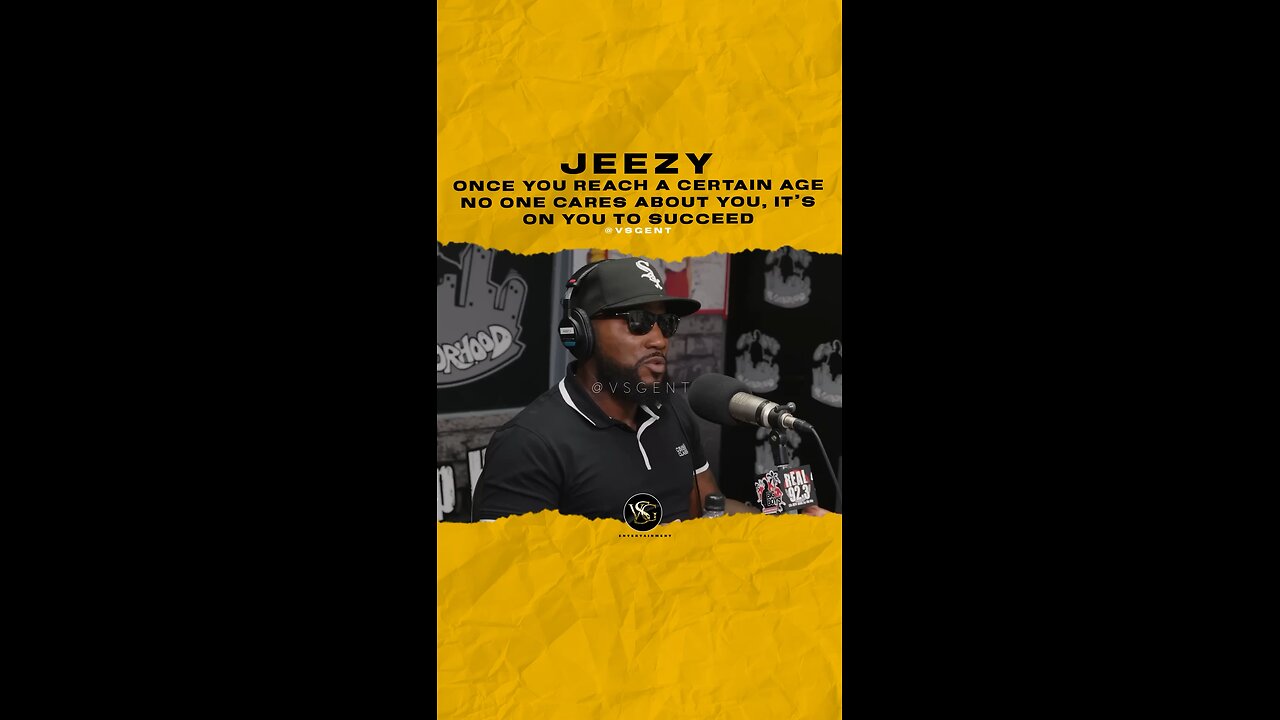 @jeezy Once you reach a certain age no one cares about you. It’s on you to succeed