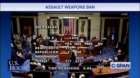 House Democrats erupt in cheers as they vote to take away your second amendment rights.