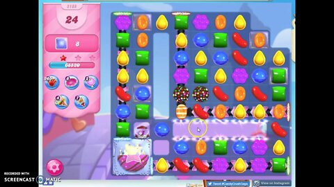 Candy Crush Level 2188 Audio Talkthrough, 2 Stars 0 Boosters