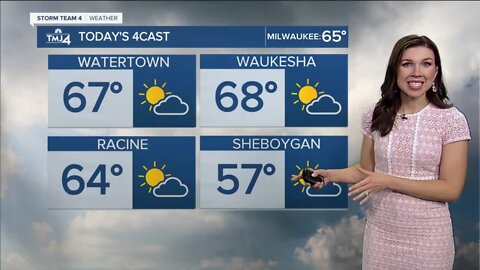 Sunny and breezy Wednesday with warm temperatures