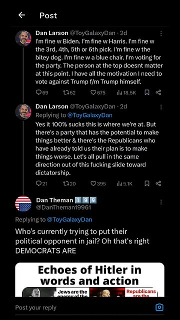 My response to this insane dolt