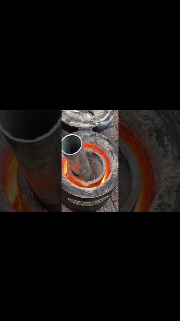 🔥MELTING ALUMINUM PIPES 🔥#devilforge #melting