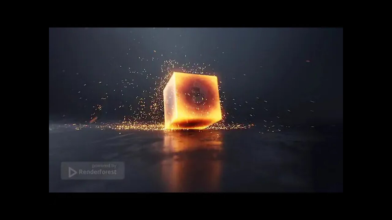 Animation of the RENDERFOREST Intro Logo Template For Free