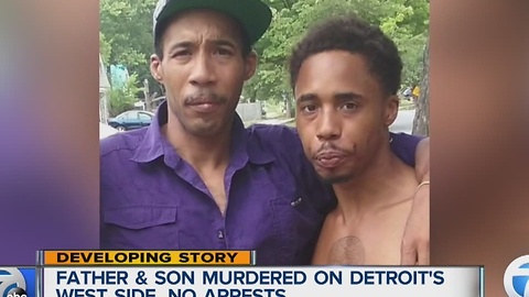 Father and son murdered on Detroit's west side, no arrests yet