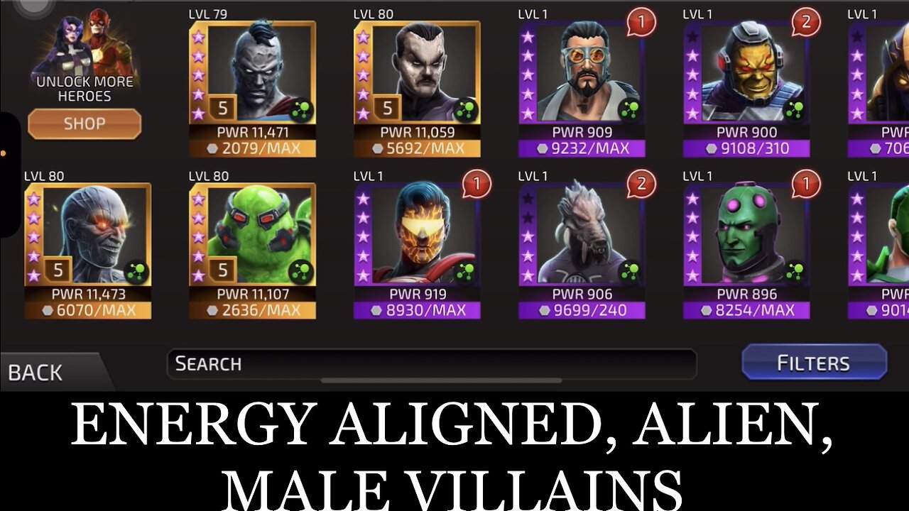 DC Legends Character Reviews: Energy Aligned, Male, Alien Villains