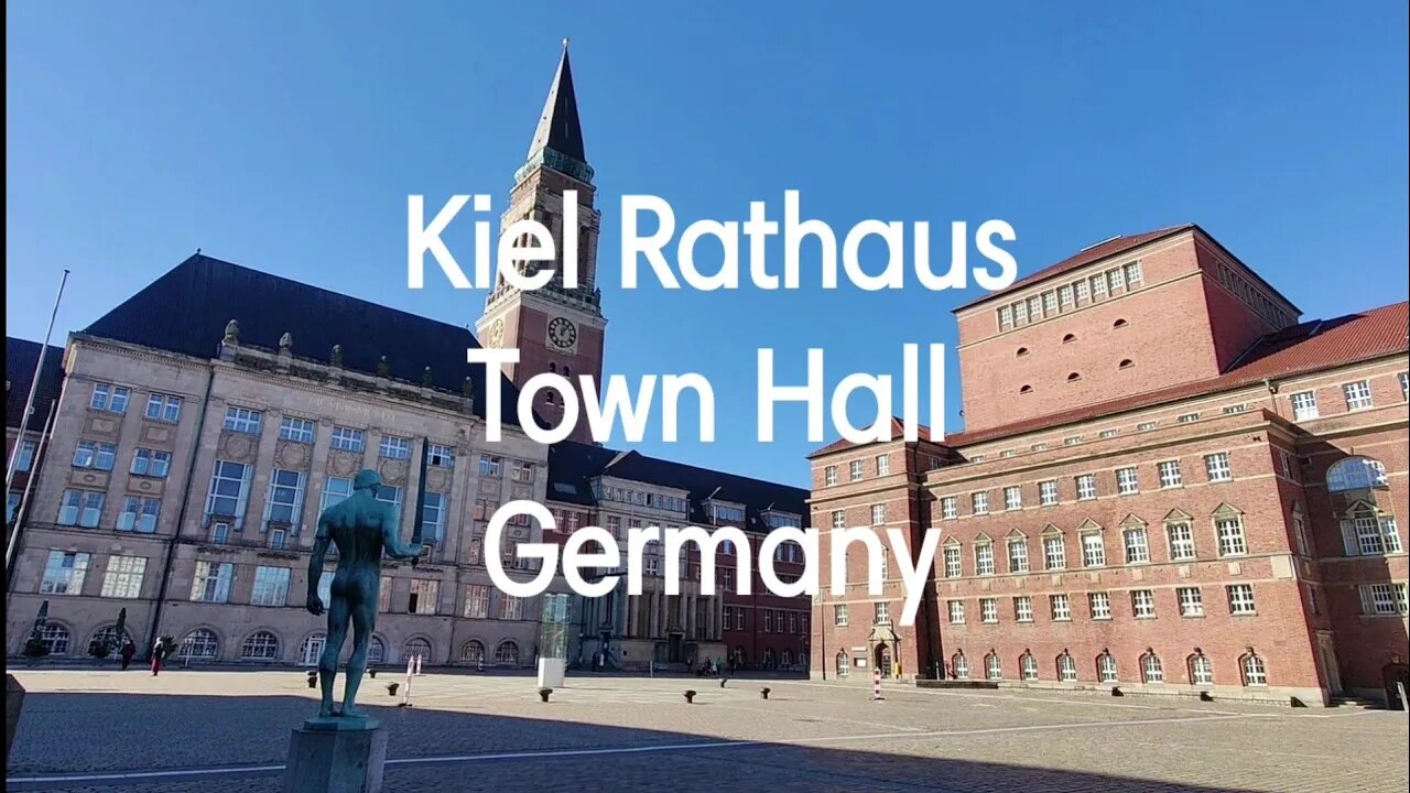 Kiel Rathaus. Kiel Town Hall, Germany.