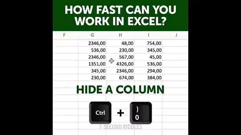 90 seconds to learn how to excel at using Excel! #analytics #datascience #excel #technology #ai