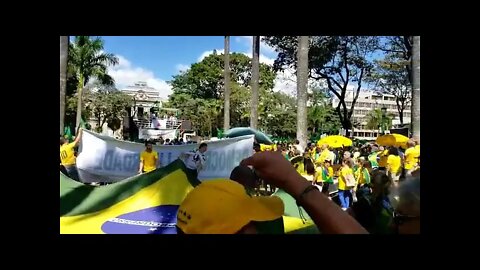 Belo Horizonte - MG, 01/05/22, povo em apoio ao presidente Bolsonaro e pauta de liberdades.