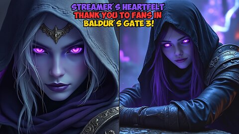 Streamer's HEARTFELT Thank You to Fans in Baldur's Gate 3!