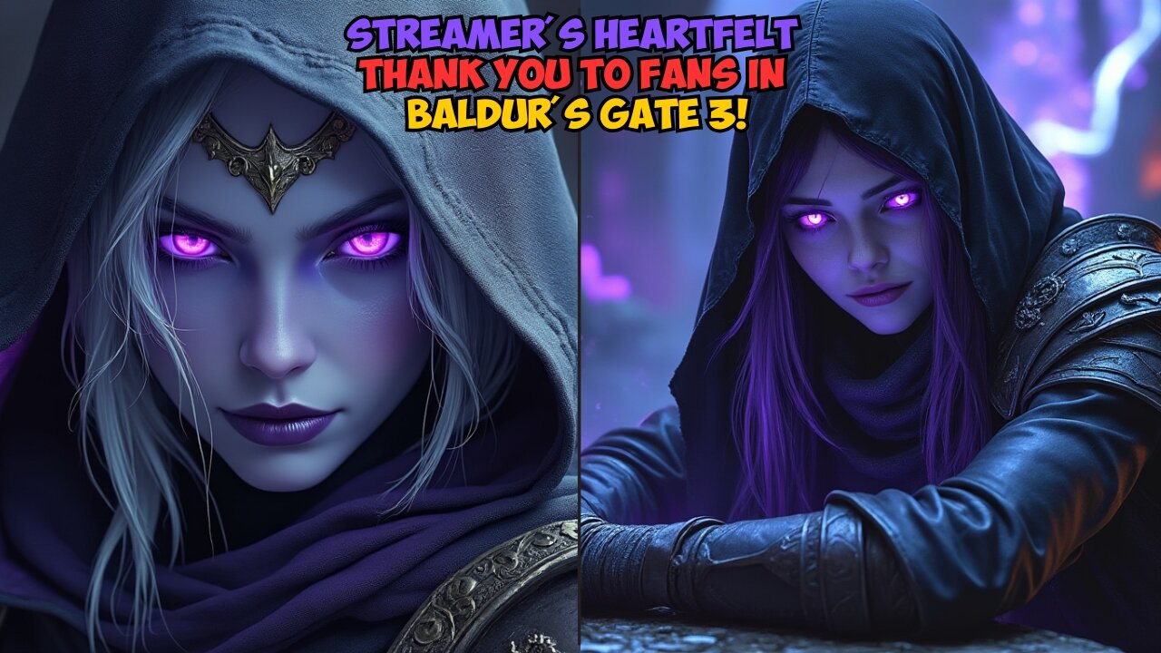 Streamer's HEARTFELT Thank You to Fans in Baldur's Gate 3!