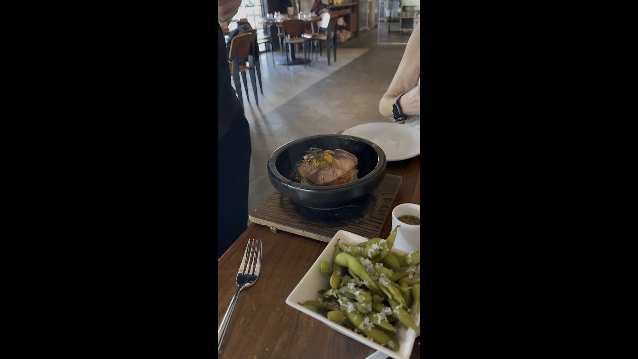 Table side preparation of Buri-Bop