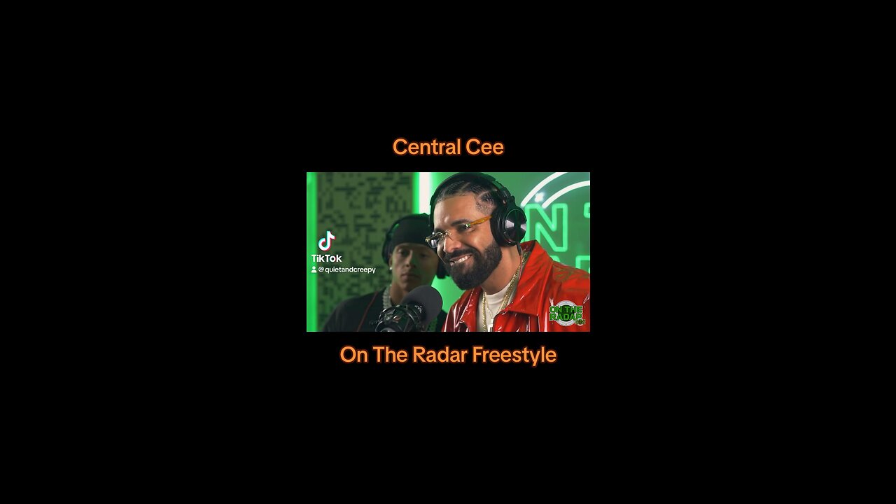 Central Cee - On The Radar Freestyle