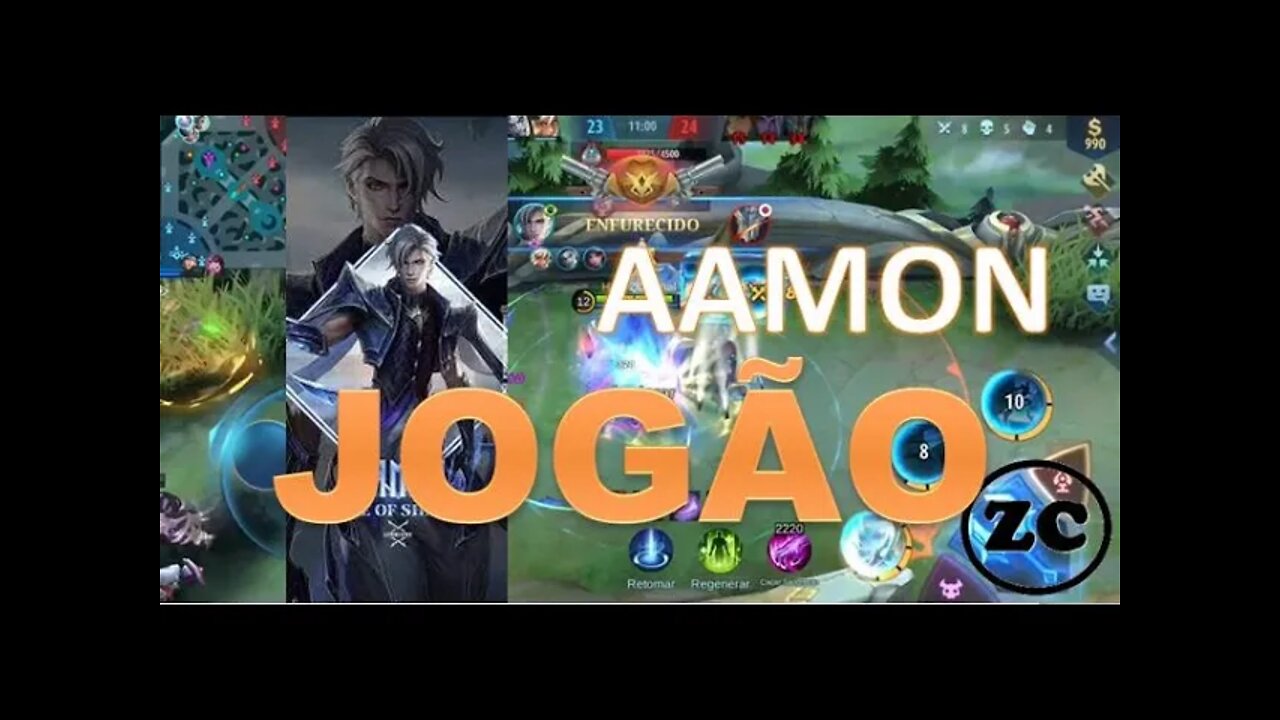 ML - Gameplay Aamon - Jogão - ZC