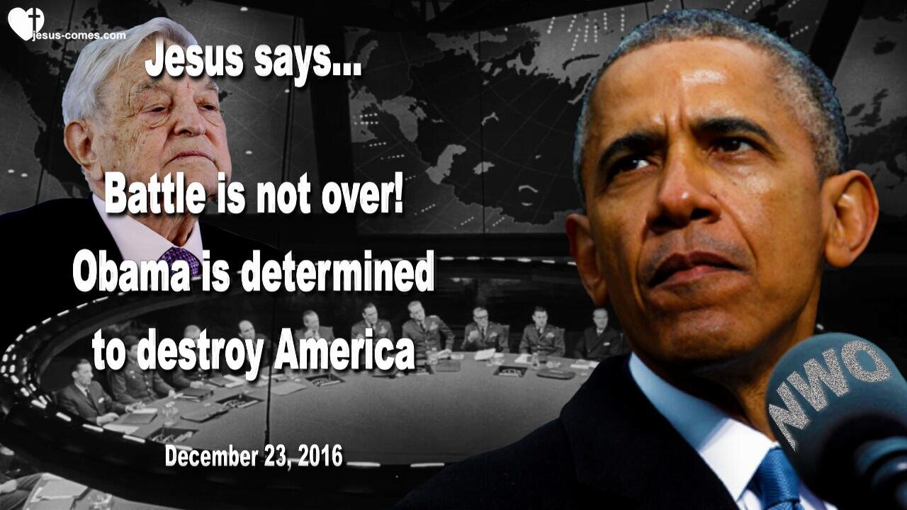 Dec 23, 2016 ❤️ Obama is determined to destroy America... The Battle is not over