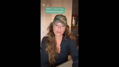 • PART 1: “Don’t Say Schwarzenegger”