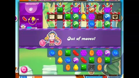 Candy Crush Level 3764 Audio Talkthrough, 23 Moves 0 Booster