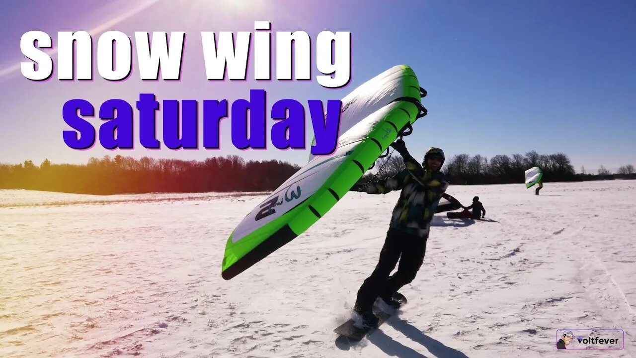 SnowWing Saturday | Mit dem Wing ohne Foil ab zum ehemaligen Militärflughafen Neubiberg