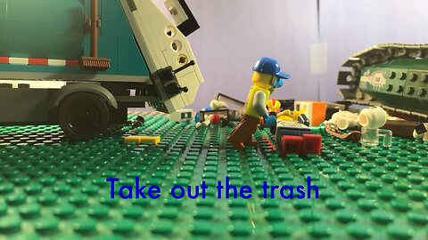 Take out the trash | a Lego stop motion