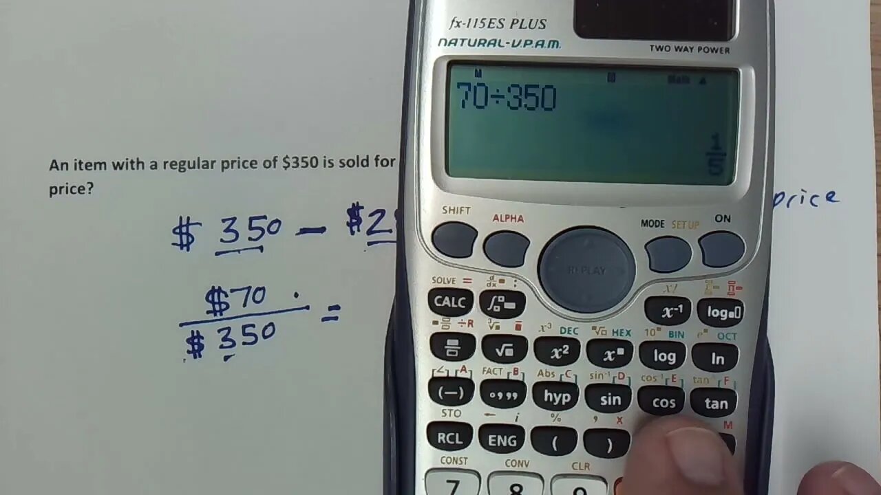 How to Calculate Percentage Off Price