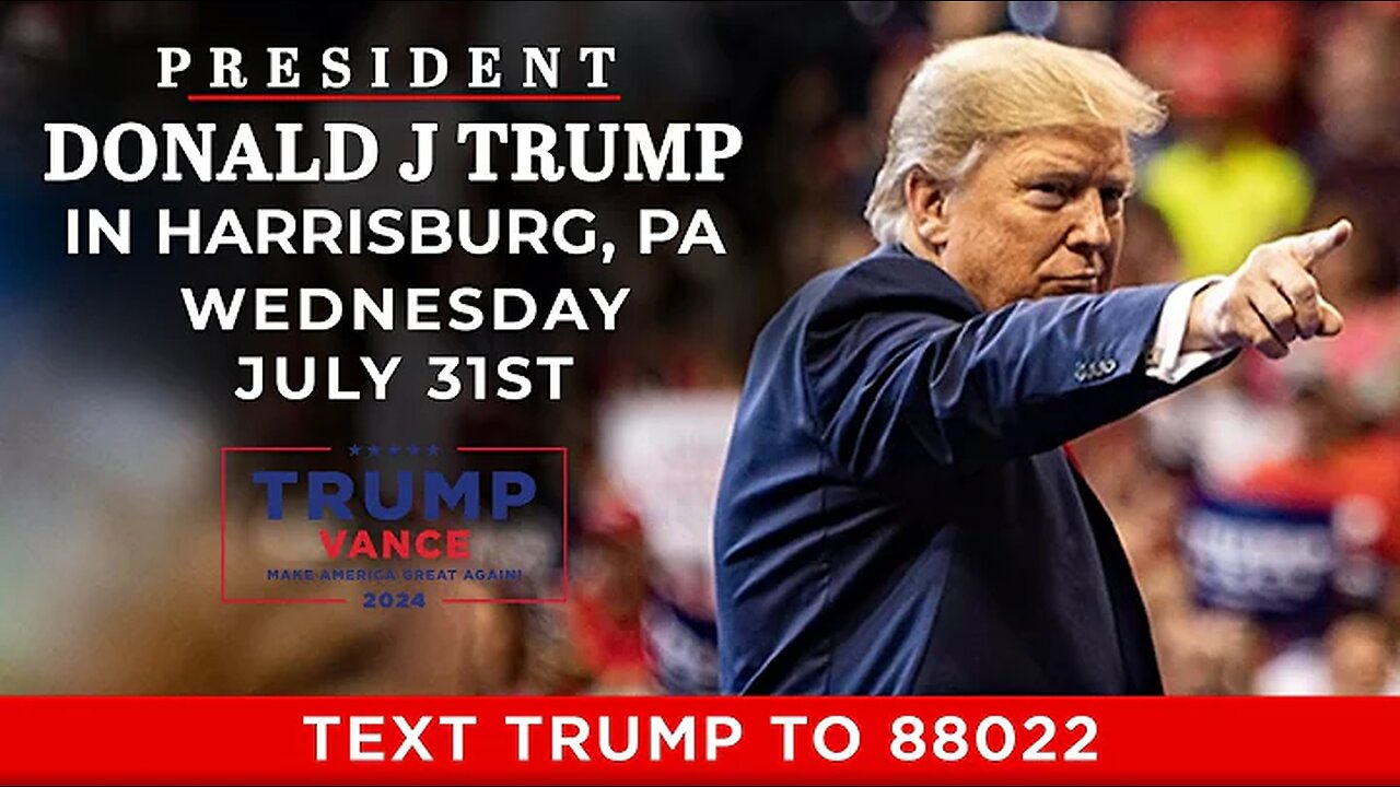 LIVE: President Trump in Harrisburg, PA