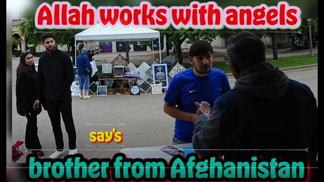 Allah works with angels says brother from Afghanistan./BALBOA PARK