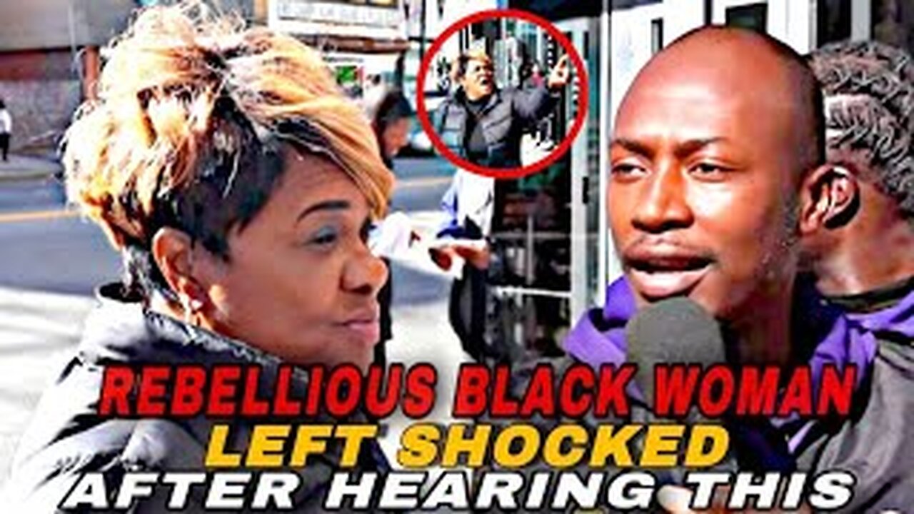 THE REBELLIOUS BLACK WOMAN LEFT SHOCKED AFTER HEARING THIS‼️👀😲 #VIRAL #TRENDING #REACTION