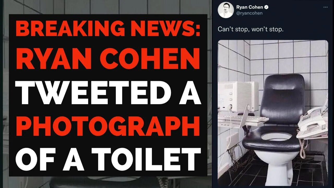 BREAKING NEWS: Ryan Cohen Tweeted a Photograph of a Toilet: WEEKLY REVIEW 08/29 - 09/03, 2021