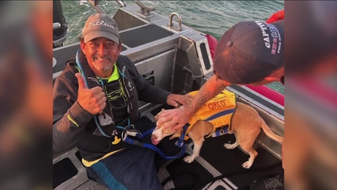 Man and dog rescued from boat off the coast of Sanibel Island