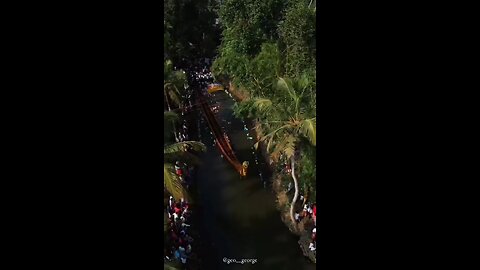 snake boat banging ceremony