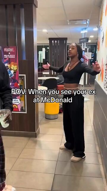 Heated Altercation at McDonald’s Between Exes