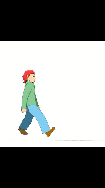 2d animation walkcycle