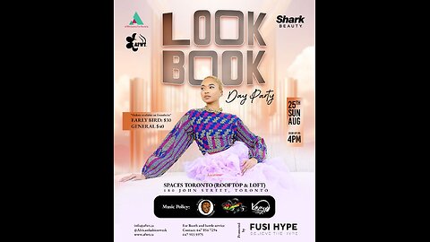 SPACES TORONTO (ROOFTOP & LOFT) FUSI HYPE | hosted by Shark BEAUTY #Party #Canada #uk #TORONTO