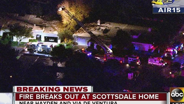 Crews battle deadly house fire in Scottsdale