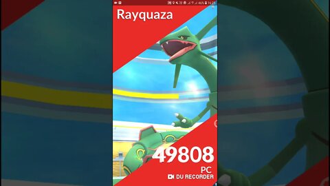 Pokémon GO - Fim de Semana de Reide de Rayquaza 5º Reide de 10 Reides de Rayquaza