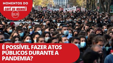 É possível fazer atos públicos durante a pandemia? | Momentos do Café da Manhã do DCM