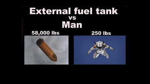 External fuel tank versus man